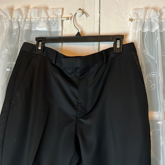 Z Zegna Wool Blend pants Regular Men’s Size 7-50 R (L) Black 17” W X 29” inseam